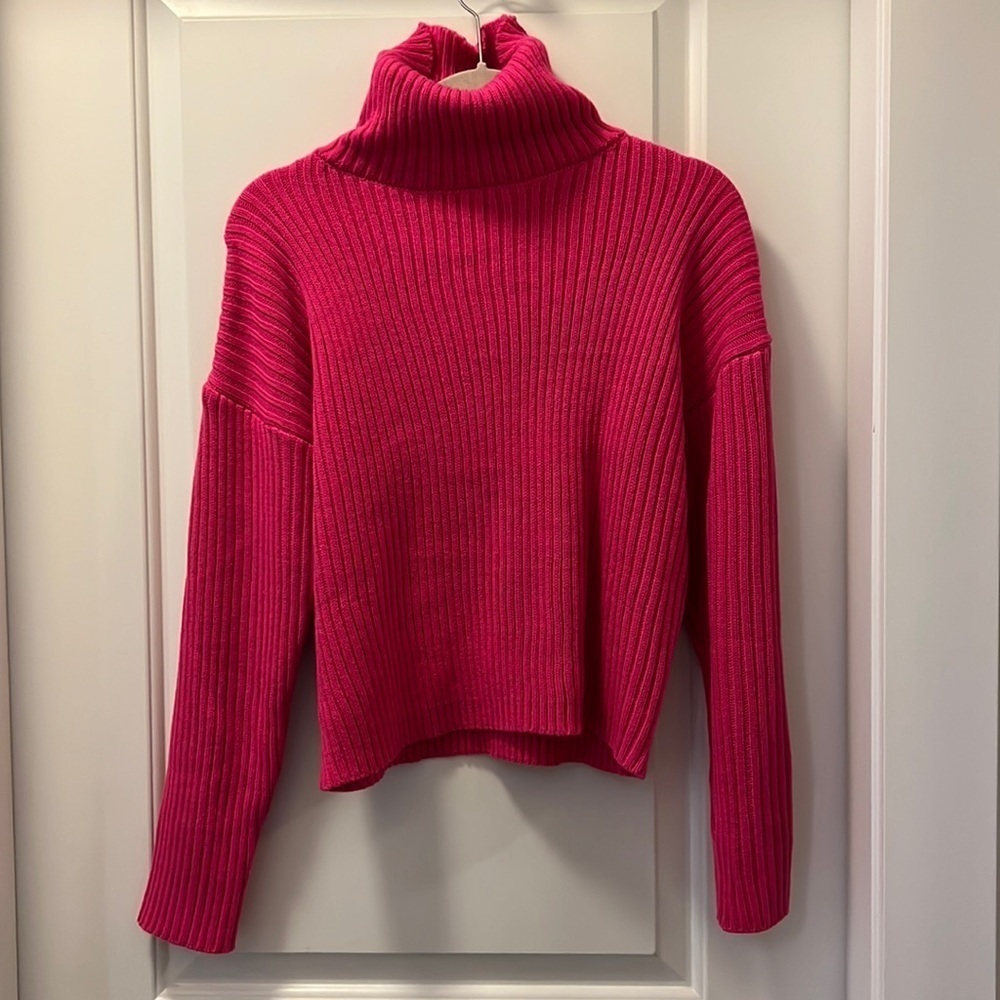 *4 for $25* Shein pink Ribbed turtleneck